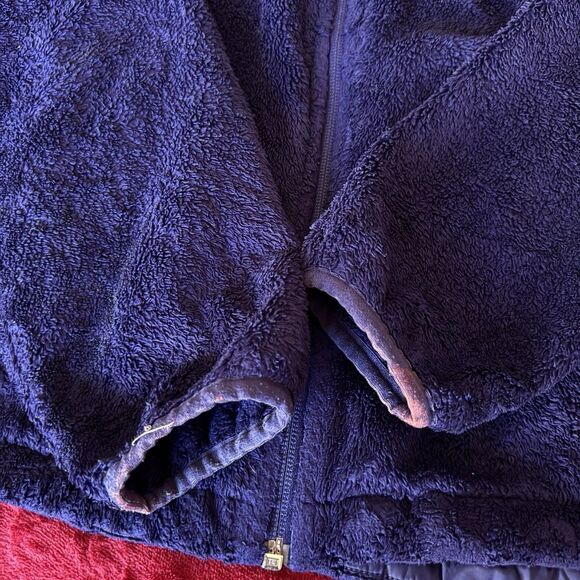 The North Face 2 Women’s Black Fleece Full & 1/4 Zip Sherpa Sweaters Small - Picture 8 of 10